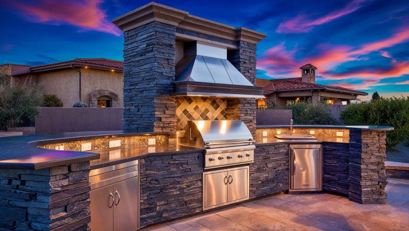 Rustic Outdoor Kitchen